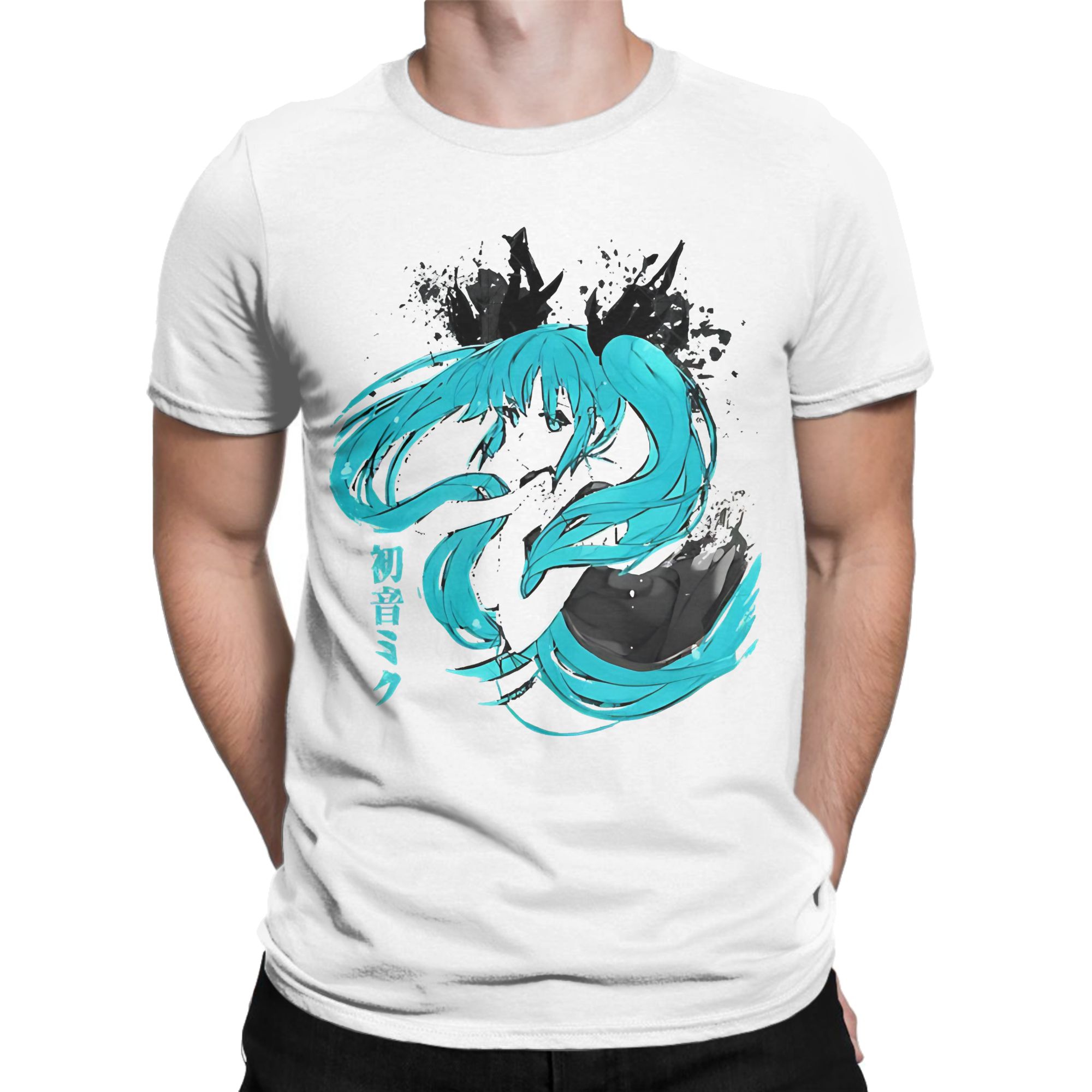 Anime Cosplay Ideas For Women - Camiseta Hatsune Miku para homens e