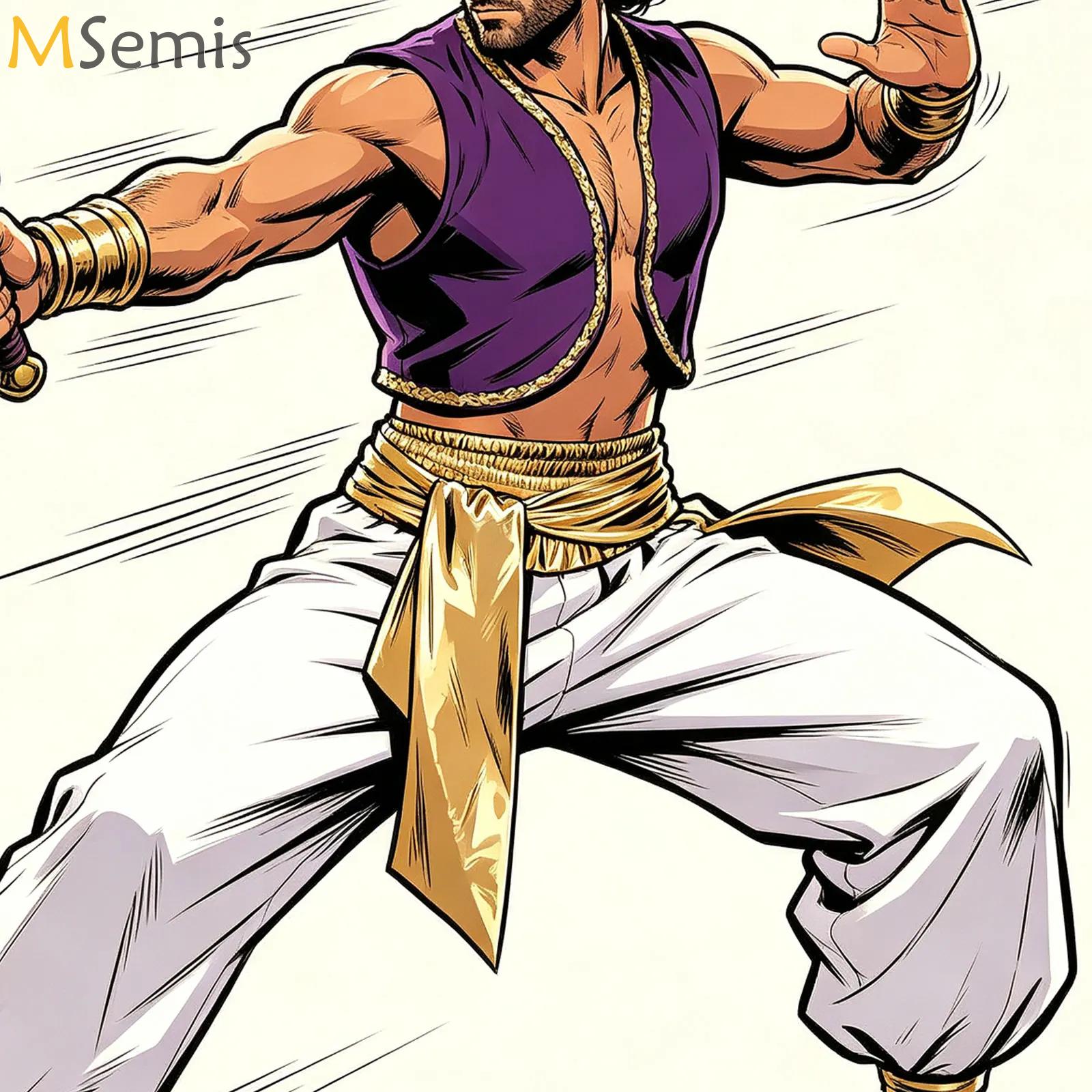 Anime Cosplay To Buy - Fantasia de Aladins para Homens, Traje