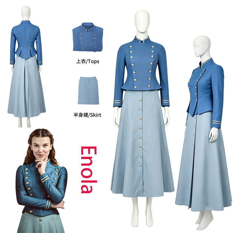 Anime Cosplay Show - Fantasia de Cosplay Enola Holmes para