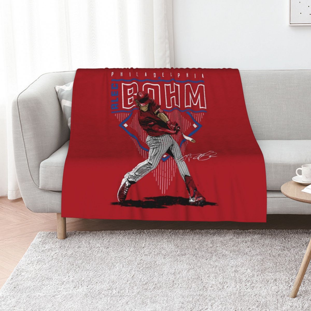 Anime Cosplay Nome - Manta decorativa com o nome Alec