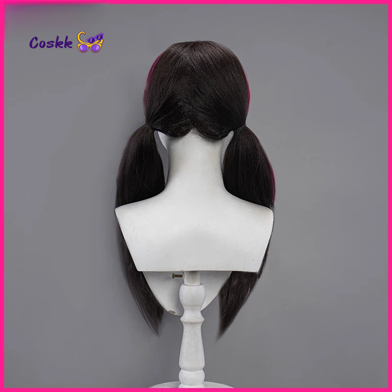Peruca de Cosplay Draculaura,  - Anime Cosplay Long Black Hair avaliação e preço