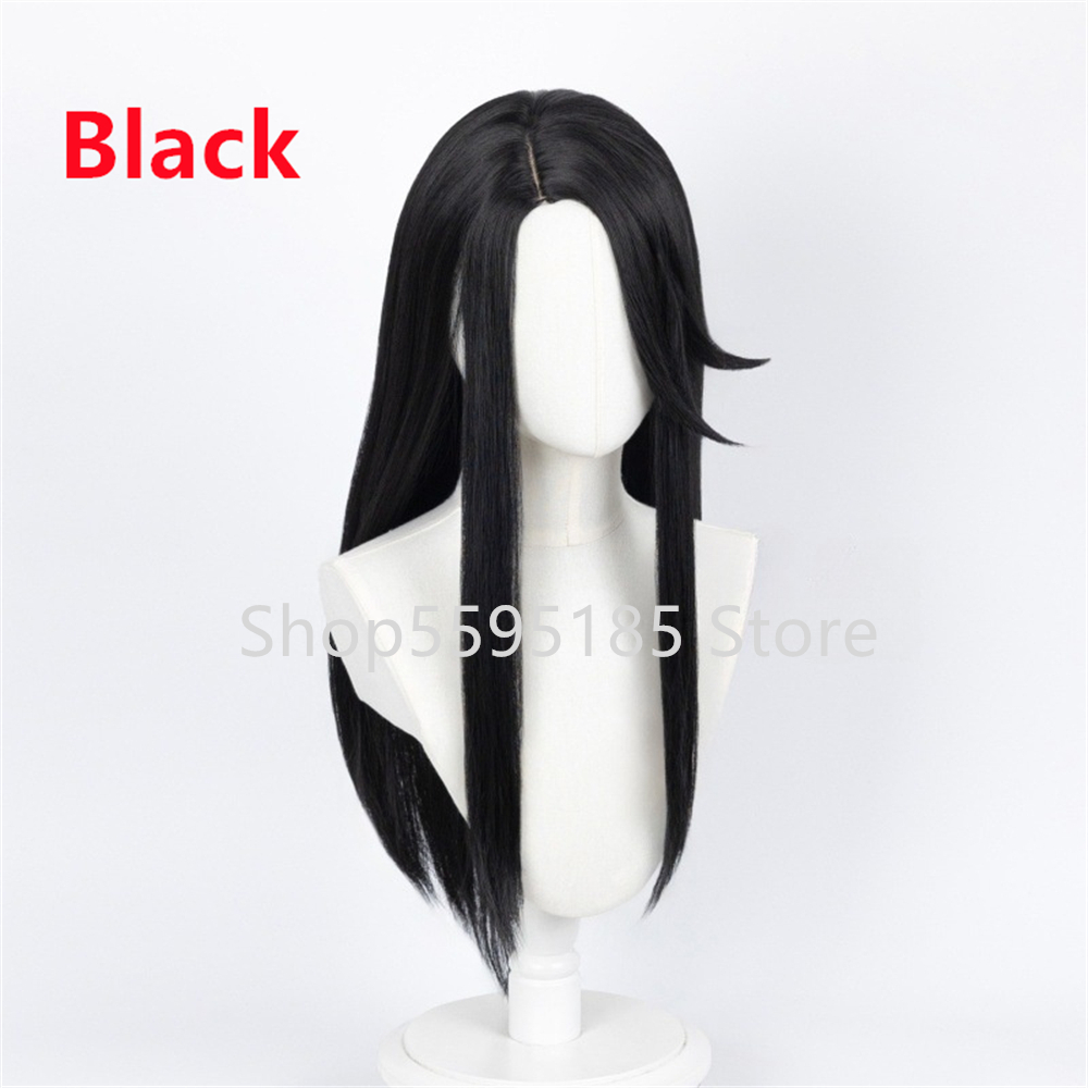 Peruca cosplay killjoy, 60cm,  - Anime Cosplay Long Black Hair avaliação e preço