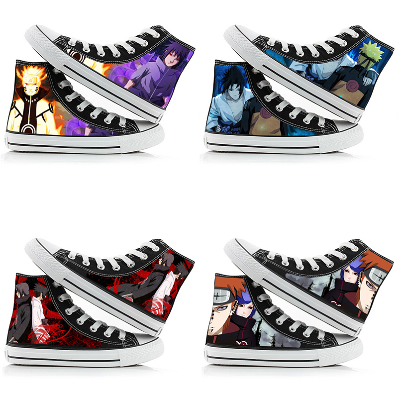 Tênis de Lona Cano Alto Naruto - Anime Cosplay Ideas For Women avaliação e preço