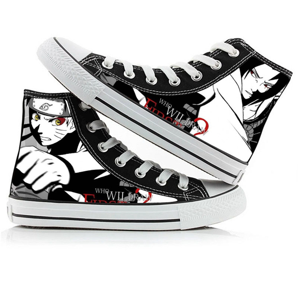 Tênis de Lona Cano Alto Naruto - Anime Cosplay Ideas For Women avaliação e preço