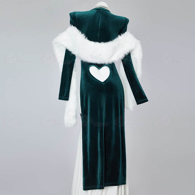 Sexy velet peludo capa vestido - Anime Cosplay One Punch Man avaliação e preço