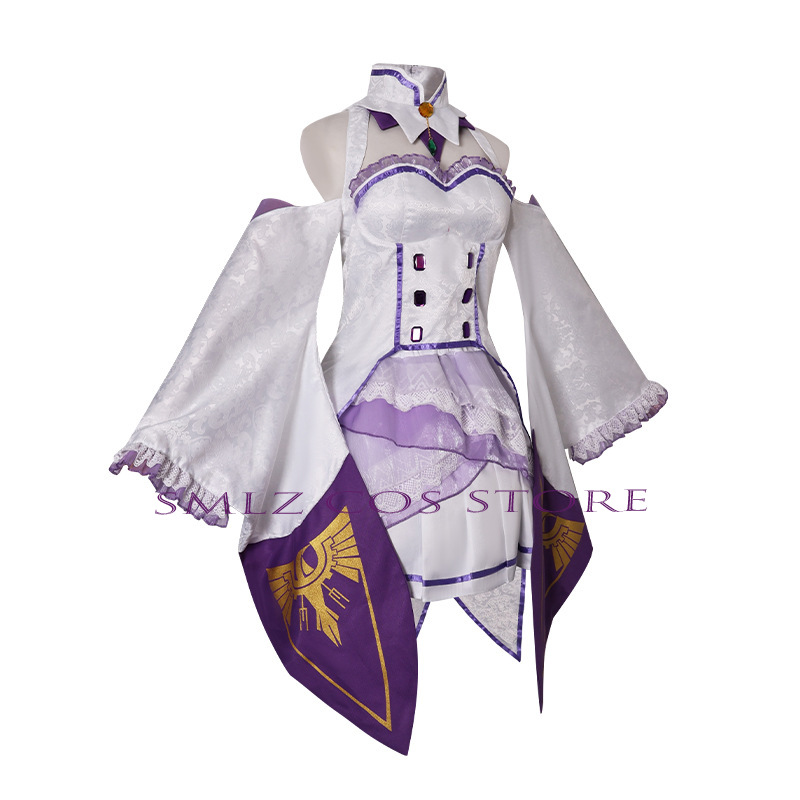 Fantasia de Cosplay Emilia do  - Anime Cosplay Show avaliação e preço