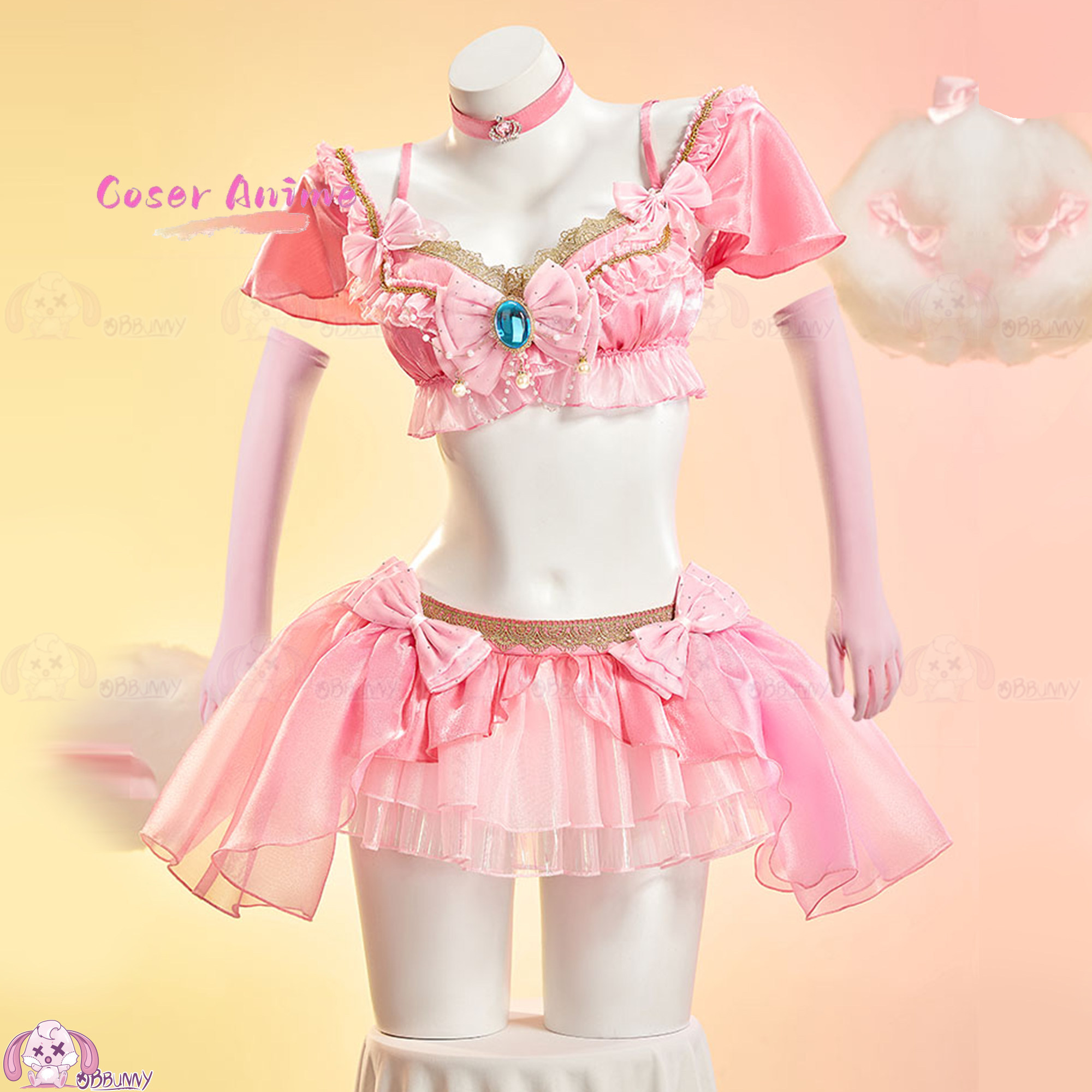 Conjunto de Mini Saia Sweet Pe - Anime Cosplay Show avaliação e preço