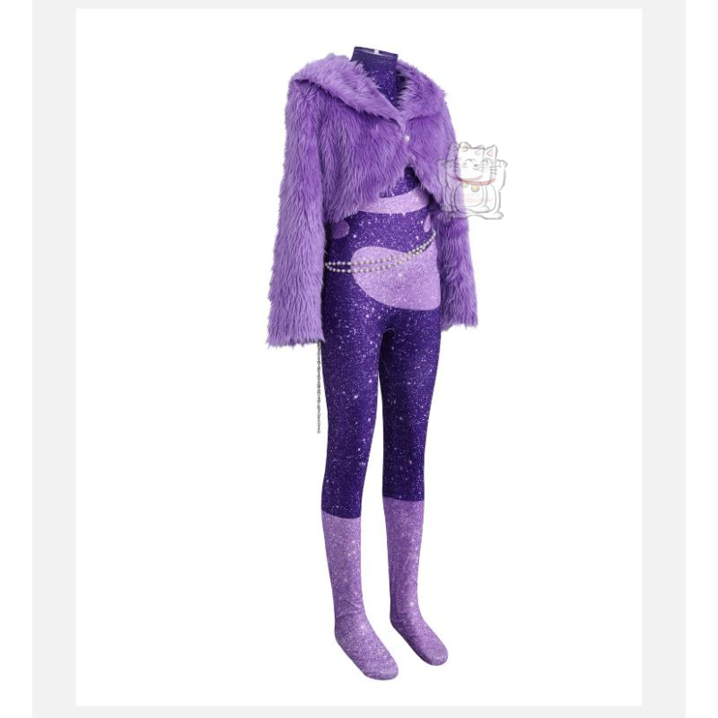 Fantasia de Palco Roxa de Pelú - Anime Cosplay To Buy avaliação e preço