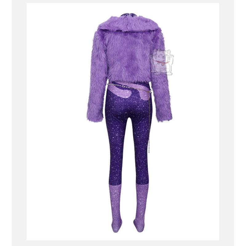 Fantasia de Palco Roxa de Pelú - Anime Cosplay To Buy avaliação e preço