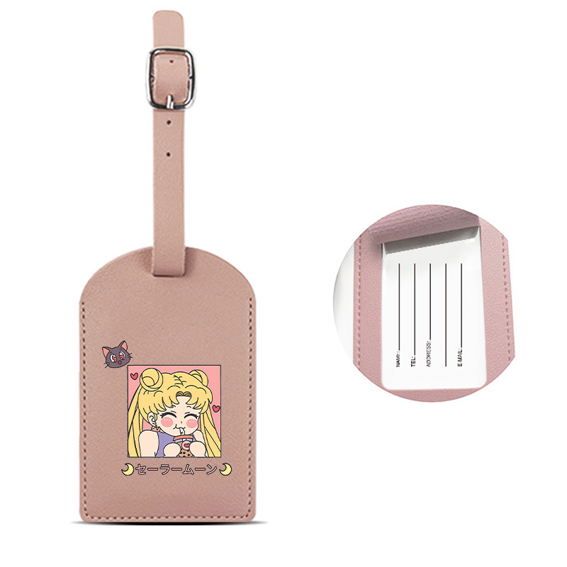 Etiqueta de Bagagem Sailor Moo - Anime Cosplay Girl Name avaliação e preço