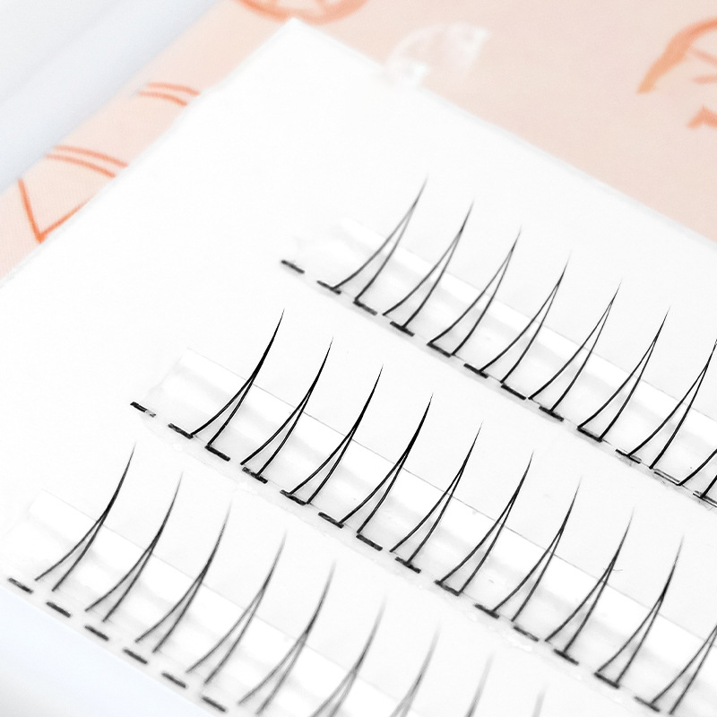 J curl v forma sob cílios em q - Anime Cosplay Lashes avaliação e preço