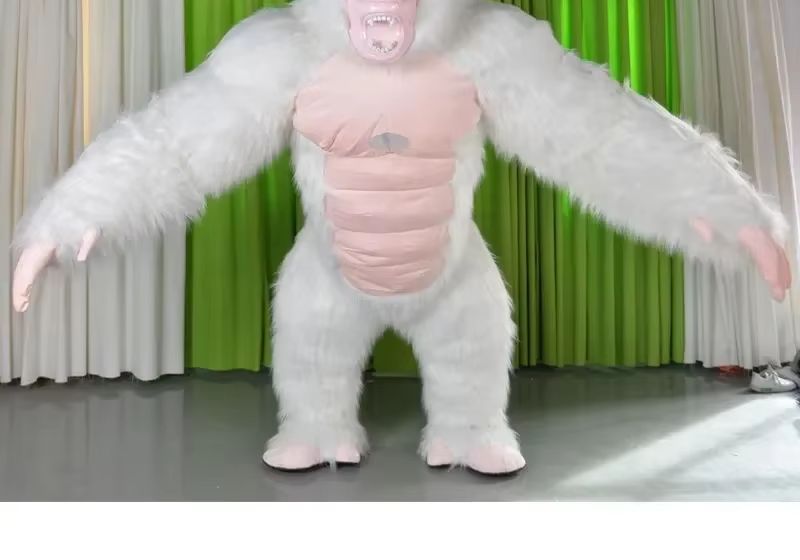 Vida real inflável gorila traj - Anime Cosplay Real Life avaliação e preço