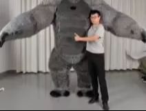 Vida real inflável gorila traj - Anime Cosplay Real Life avaliação e preço