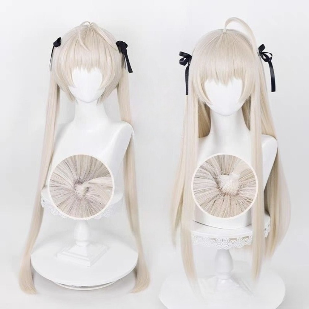 Peruca de Cosplay Yosuga No So - Anime Cosplay Long Black Hair avaliação e preço