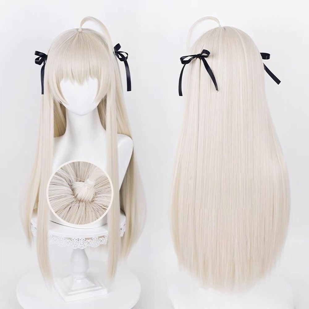 Peruca de Cosplay Yosuga No So - Anime Cosplay Long Black Hair avaliação e preço