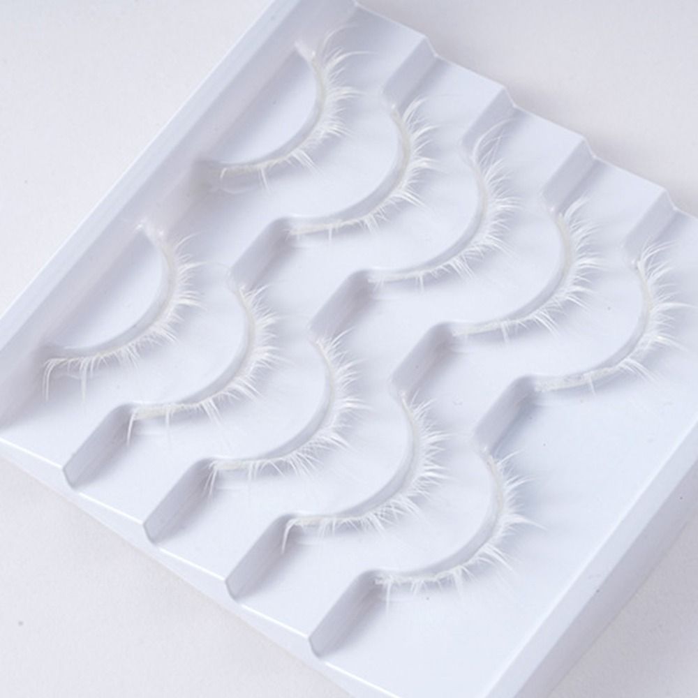 Cílios Postiços Brancos Estilo - Anime Cosplay Lashes avaliação e preço