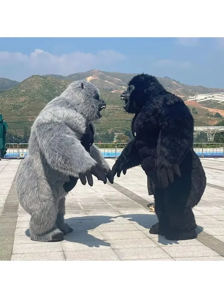 Vida real inflável gorila traj - Anime Cosplay Real Life avaliação e preço