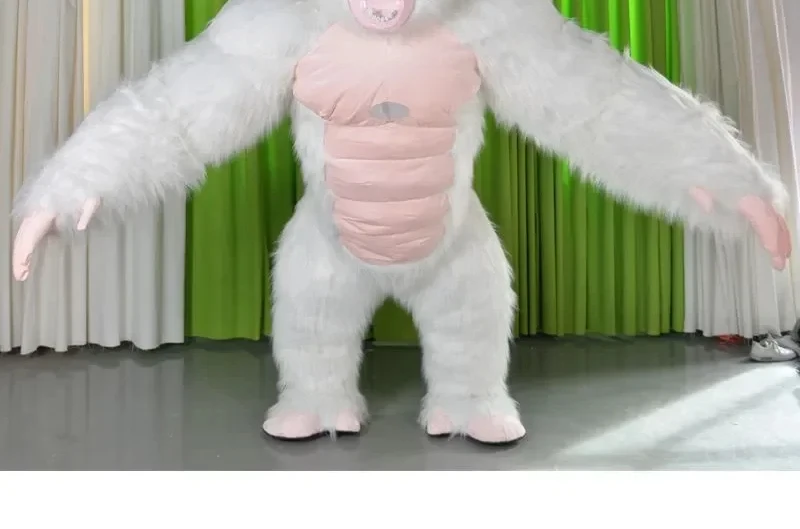 Vida real inflável gorila traj - Anime Cosplay Real Life avaliação e preço