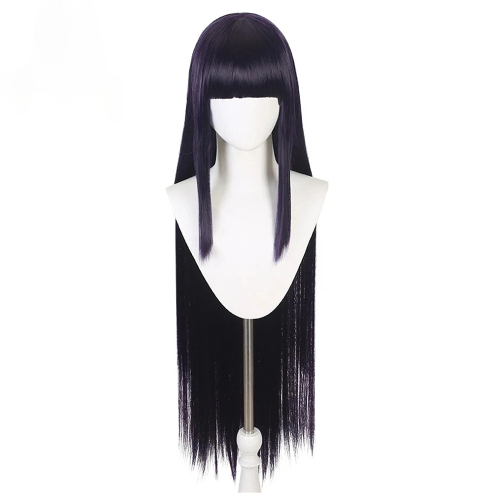 Peruca Sintética de Cosplay In - Anime Cosplay Long Black Hair avaliação e preço
