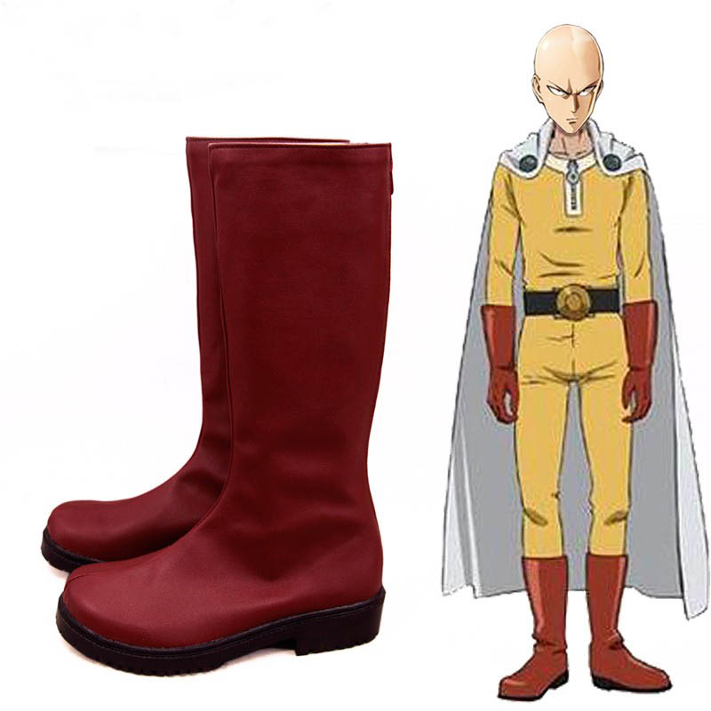 Botas de Cosplay de Saitama de - Anime Cosplay One Punch Man avaliação e preço