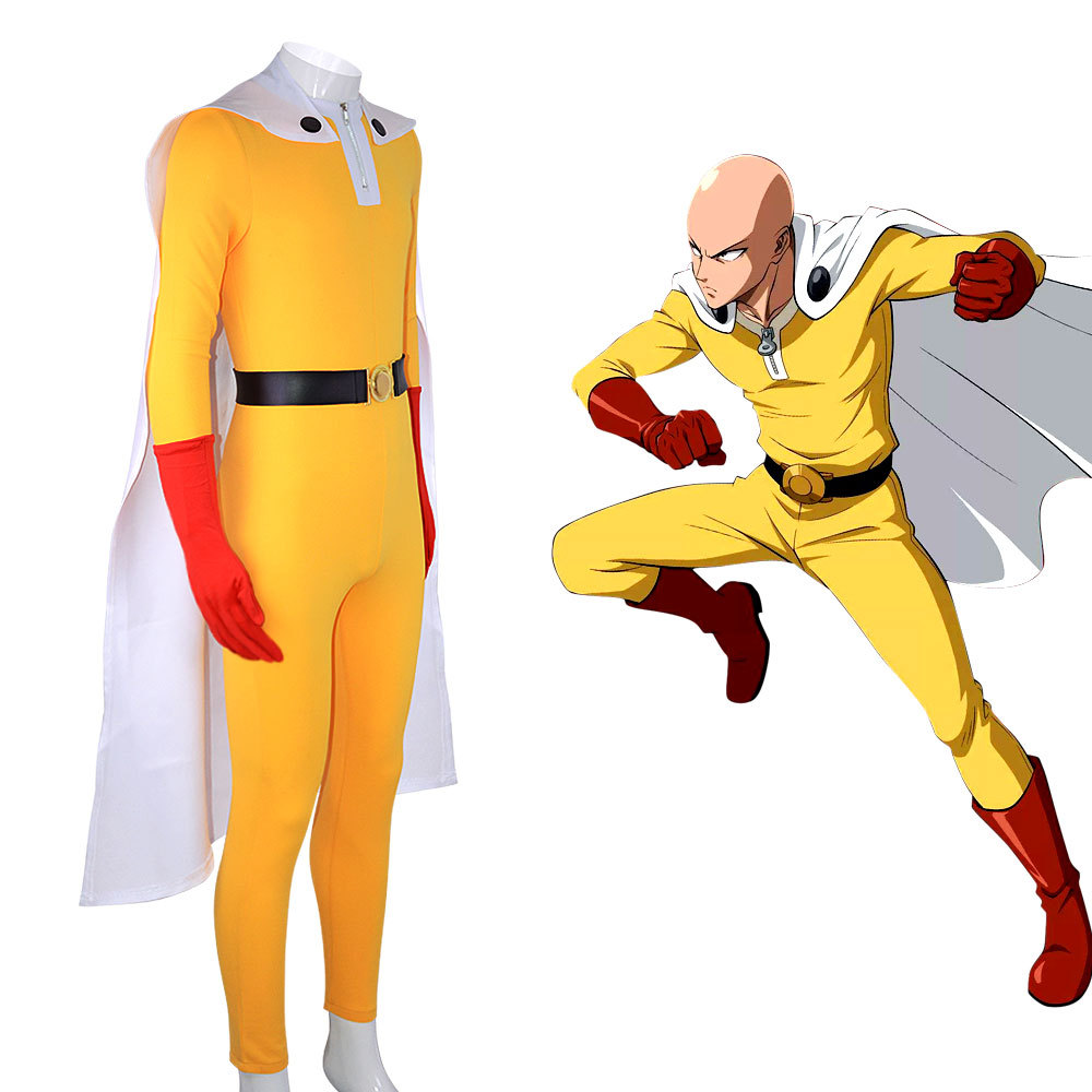 Fantasia de cosplay de One Pun - Anime Cosplay One Punch Man avaliação e preço