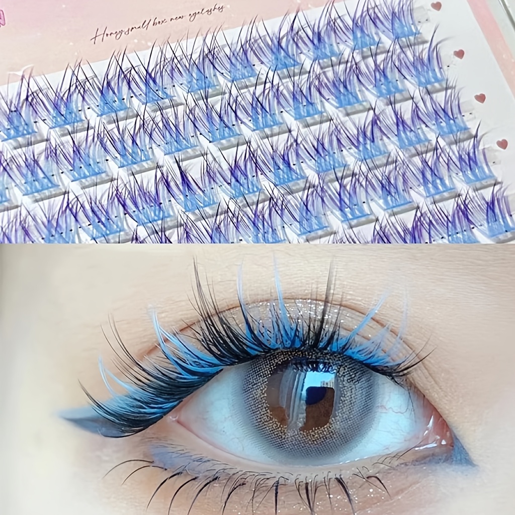 Cílios Coloridos Mixiaohe 60 C - Anime Cosplay Lashes avaliação e preço