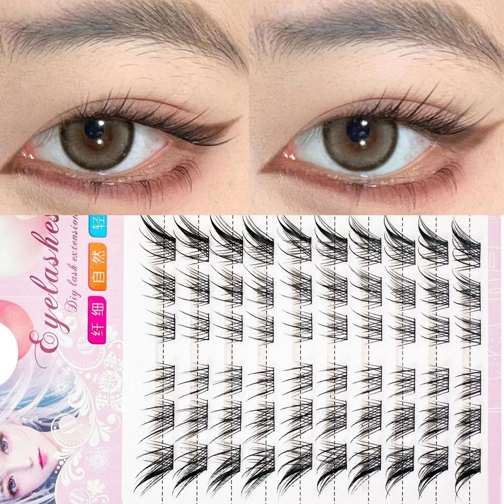 3d gato olho clusters cílios n - Anime Cosplay Lashes avaliação e preço