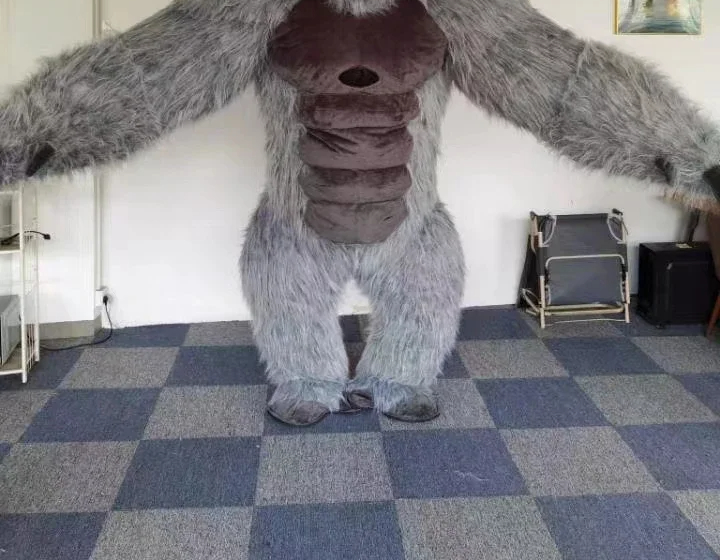 Vida real inflável gorila traj - Anime Cosplay Real Life avaliação e preço