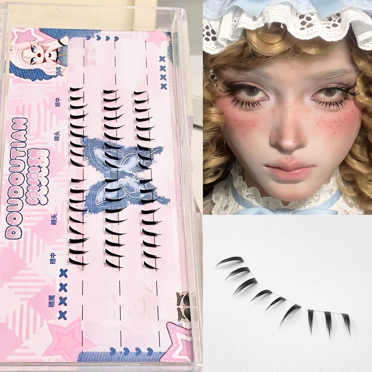 Cílios Postiços Inferiores Dou - Anime Cosplay Lashes avaliação e preço