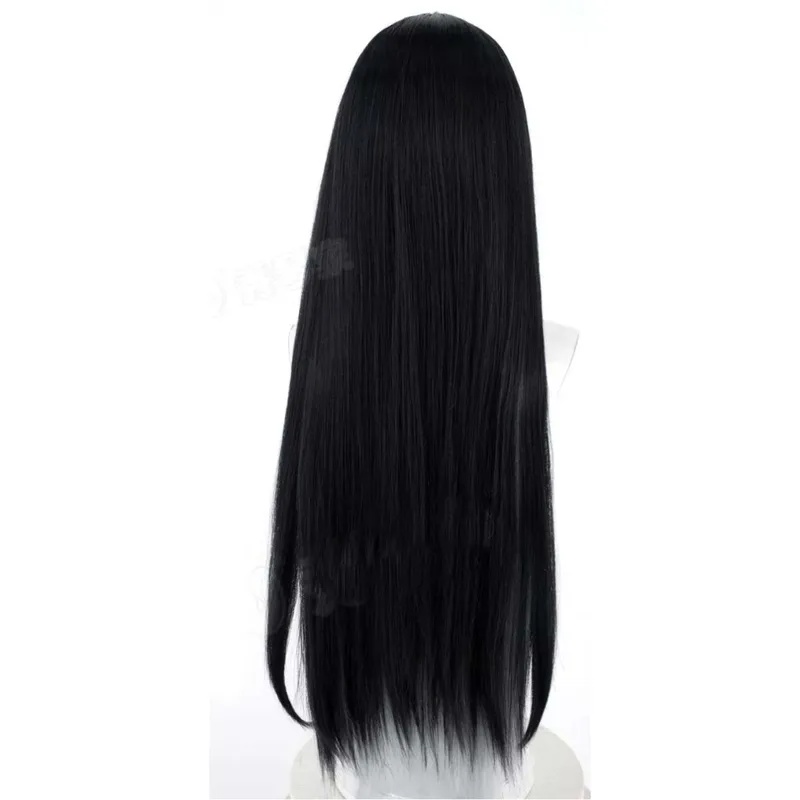 Peruca de Cabelo Sintético Res - Anime Cosplay Long Black Hair avaliação e preço