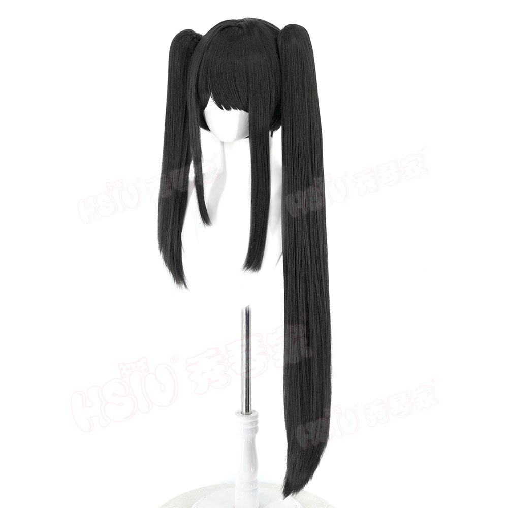 Peruca Cosplay Date A Live Tok - Anime Cosplay Long Black Hair avaliação e preço