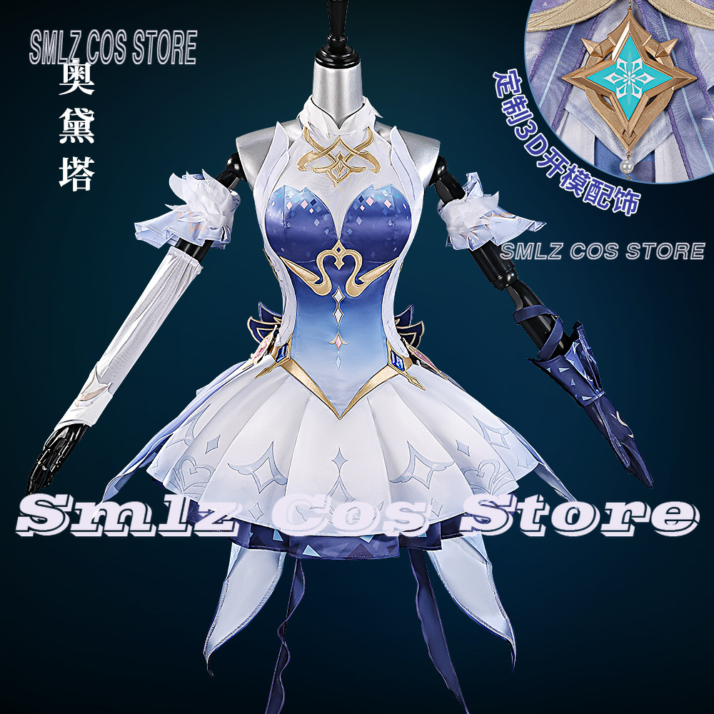 Fantasia de Cosplay Odette de  - Anime Cosplay Wigs avaliação e preço