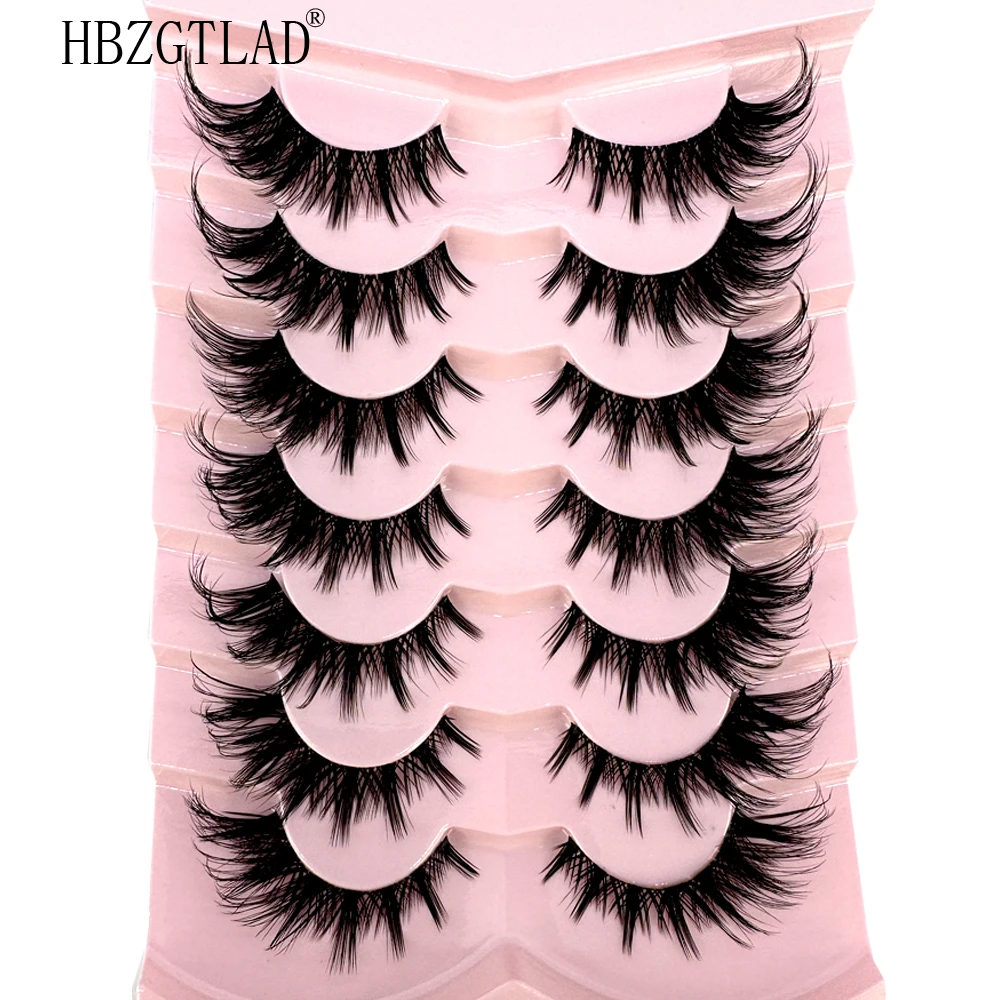 7/8 pares de cílios de olho de - Anime Cosplay Lashes avaliação e preço