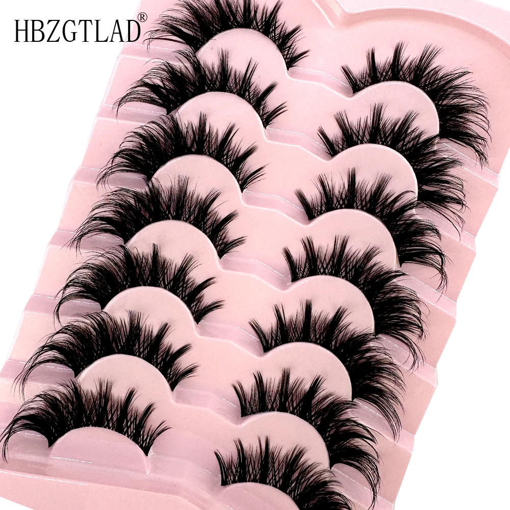 7/8 pares de cílios de olho de - Anime Cosplay Lashes avaliação e preço